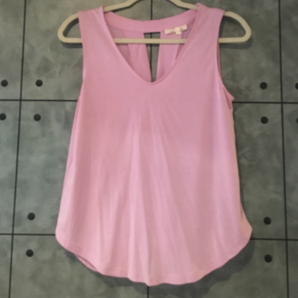 Light Pink Tank Top - Open Back